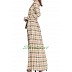 Front open Dress with belt- Beige check Front open Dress with belt- Beige check